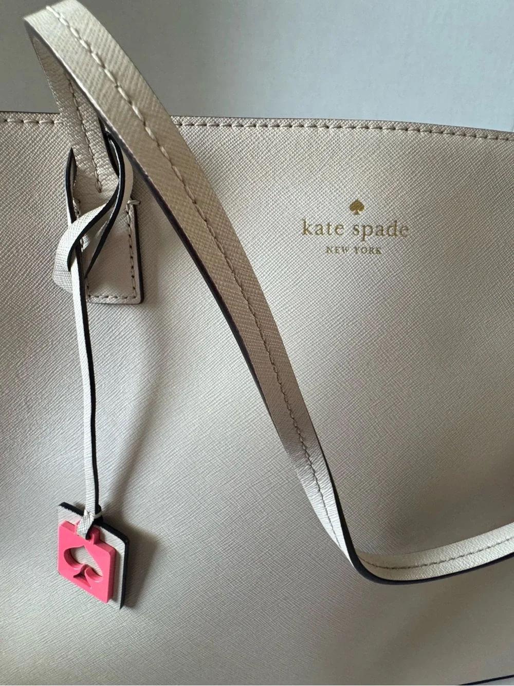 Kate Spade New York beige tote bag